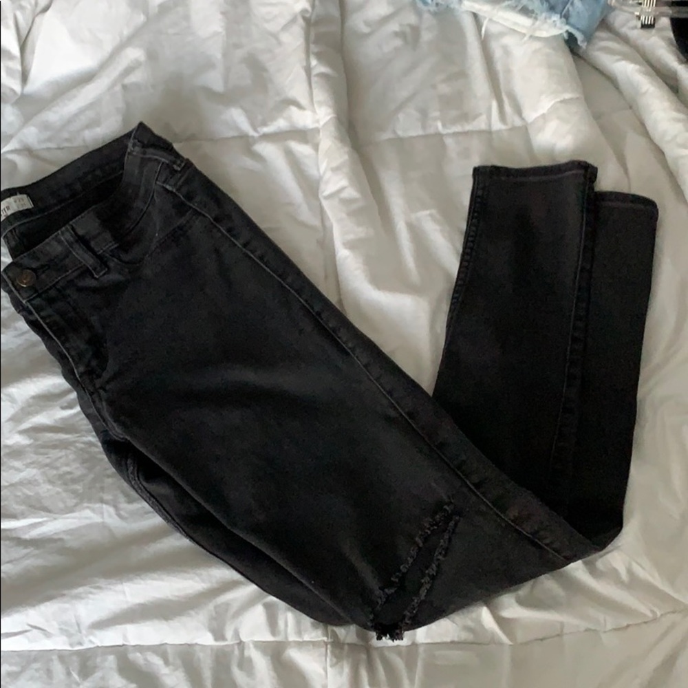Hollister skinny black jeans